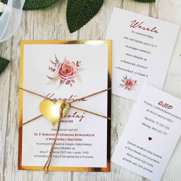 JKZ-A6 ZŁOTO-3 RÓŻA