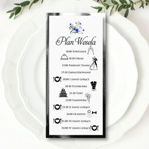 PLAN WESELA KWIATY ZŁOTY/SREBRO