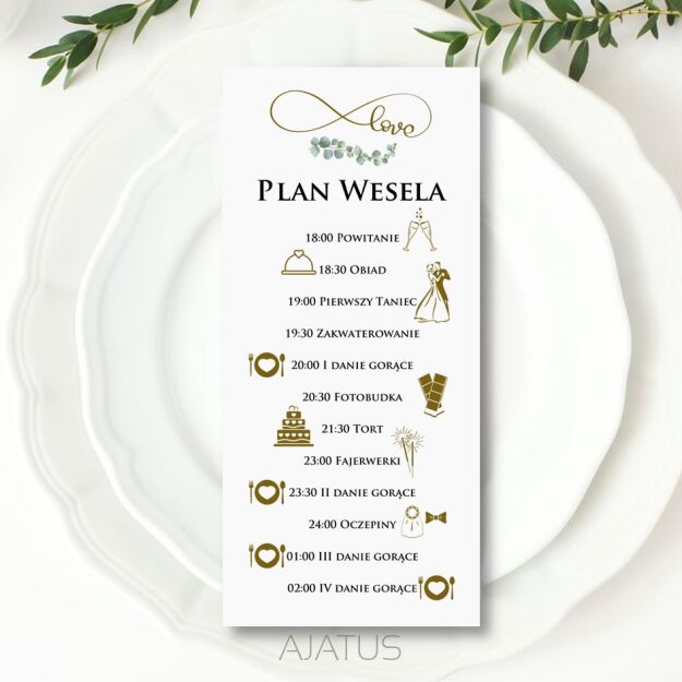 PLAN WESELA ZŁOTY/ LOVE 2