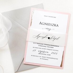 A6 RÓŻ DWUKARKOWE OPASKA  - 1