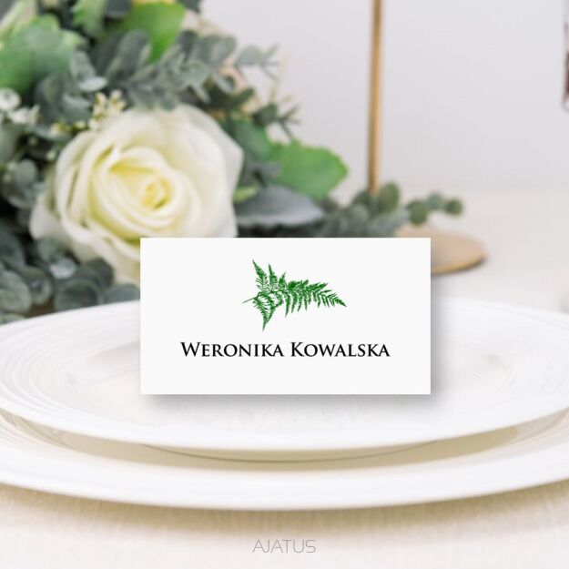 Winietki PAPROĆ ZŁOTE /SREBRNE/ECO