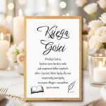 NAPIS KSIĘGA GOŚCI KOLOR DO WYBORU - 3