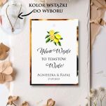 Zawieszki na alkohol CYTRYNY ZŁOTO/SREBRO - 2