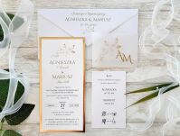 DL ZŁOTO KALKA KWIATY - 2 - 3