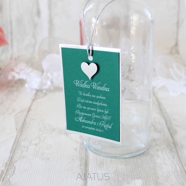 Zawieszki na alkohol SREBRNE 