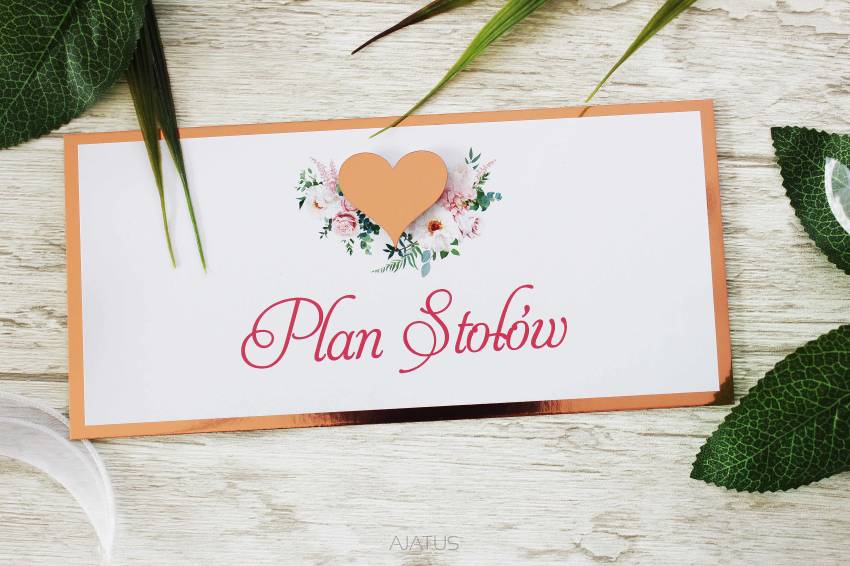 PLAN STOŁÓW -37 ROSE GOLD