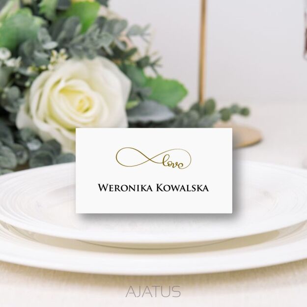 Winietki LOVE 3 ZŁOTE