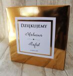 Pudełko na telegramy ZŁOTE -