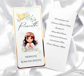 Kartka DL KOMUNIA ŚWIĘTA