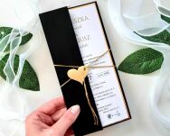 ZŁOTO-CZARNE OKŁADKA/ETUI DL - 4