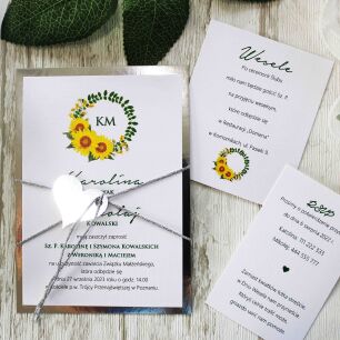 JKZ-A6 SREBRO -11 SŁONECZNIKI