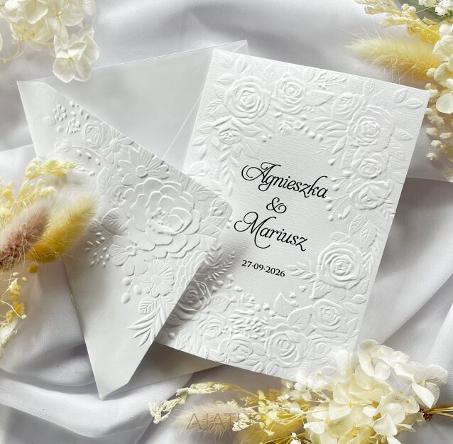 A6 ZAPROSZENIA TŁOCZENIE