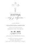 A5 ZAPROSZENIA KOMUNIA KALKA - JUSTYNA - 2