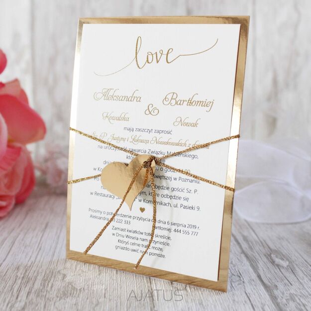 LOVE 1 JKZ ZŁOTO SERCE