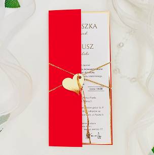 DL ZŁOTO / CZERWIEŃ OKŁADKA/ETUI