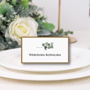 Winietki EUKALIPTUS ECO/ZŁOTE