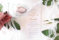 KOMUNIA ZDJĘCIE KALKA SZYFONOWA WSTĄŻKA - 3