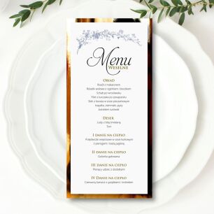 M-109 MENU/ZŁOTO/SREBRO