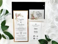 DL ZŁOTO KALKA KWIATY RÓŻ  - 4 - 3