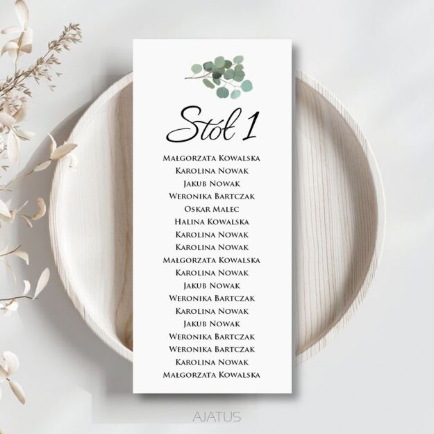 PLAN STOŁÓW EUKALIPTUS ECO