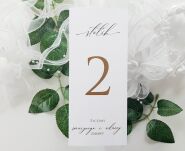 Numery Stołów stojące trójkątne - 3