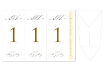 Numery Stołów stojące trójkątne - 4