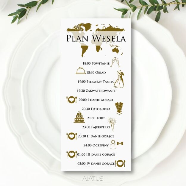 PLAN WESELA PODRÓŻ ZŁOTO/ECO