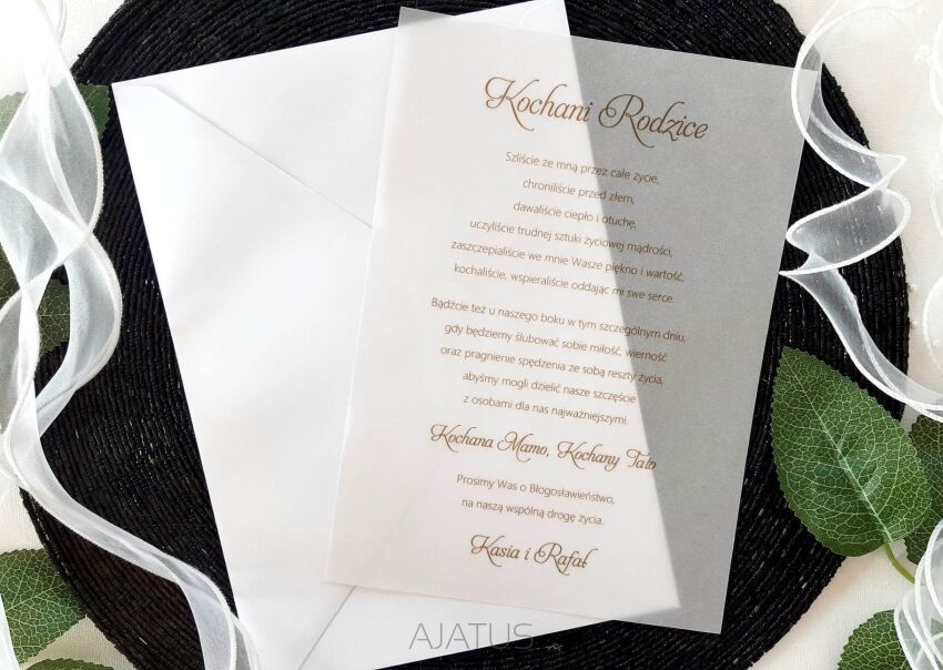 Podziękowania lub Prośba o Błogosławieństwo KALKA  A5