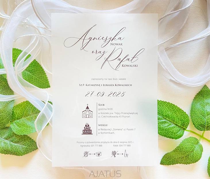 A5 ZAPROSZENIA -102 KALKA