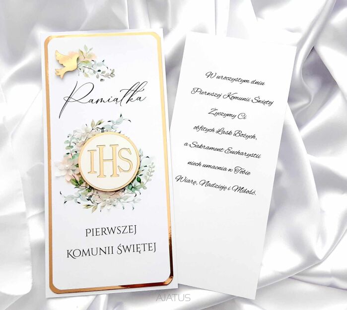 Kartka DL KOMUNIA ŚWIĘTA