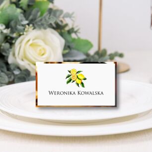 Winietki CYTRYNY ZŁOTE/SREBRNE