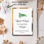 Zawieszki na alkohol PAPROĆ ZŁOTO/SREBRO/ECO - 2