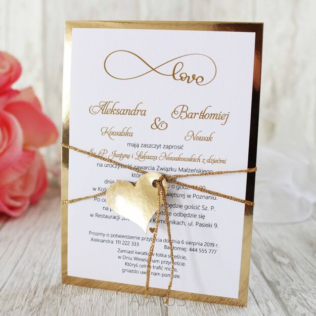 LOVE 3 JKZ ZŁOTO SERCE