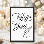 NAPIS KSIĘGA GOŚCI PIÓRKO/KOLOR DO WYBORU - 4