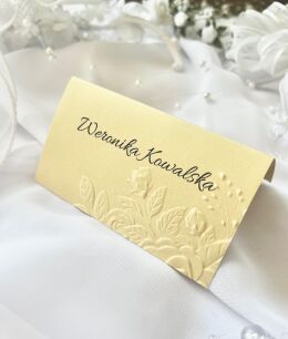 Winietki TŁOCZONE jasny beż