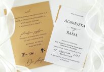 A6 ZŁOTO DWUKARKOWE OPASKA  - 1 - 6