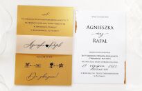 A6 ZŁOTO DWUKARKOWE OPASKA  - 1 - 3