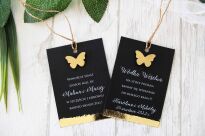 Zawieszki na alkohol JKZ GLAMOUR ZŁOTY MOTYL 3D_CB - 2