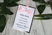 Zawieszki na alkohol SREBRO KOKARDKA 17 KOLORÓW - 2