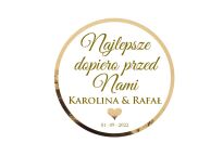 Topper na tort ŚLUB-1 - 2