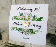 JKZ_KW-2 ZŁOTY MOTYL 3D kwiaty - 3