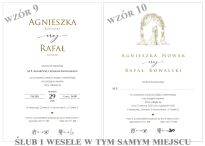 A5 ZAPROSZENIA KALKA -10 WZORÓW DO WYBORU - 7