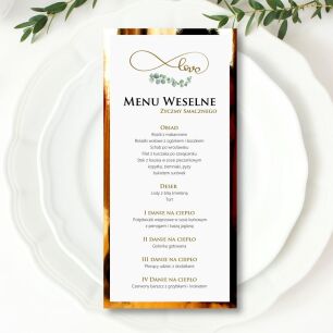 MENU LOVE 2/ZŁOTO