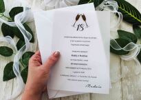 A5 ZAPROSZENIA -40 KALKA URODZINY - 2