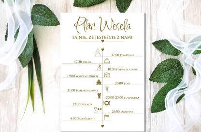 PLAN WESELA PLAKAT A4