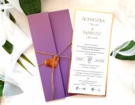 ZŁOTO-FIOLETOWE OKŁADKA/ETUI DL - 3