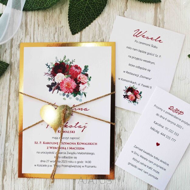 JKZ-A6 ZŁOTO-2 PIWONIE