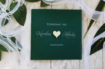 KW NW-8 SREBRNE SERDUSZKO CIEMNA ZIELEŃ - 3