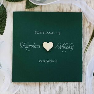 KW NW-8 SREBRNE SERDUSZKO CIEMNA ZIELEŃ