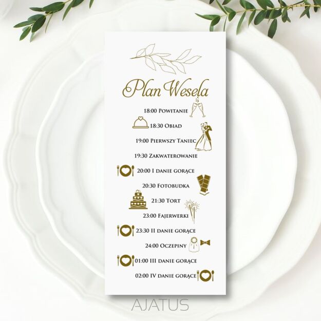 PLAN WESELA ZŁOTY LISTKI